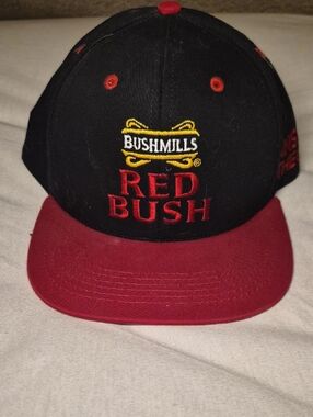 Bushmills Red Bush Black and Red Snapback Hat